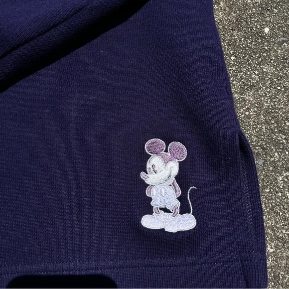 Purple Mickey Mouse Disney Store Sweater Pocket Detail Size Large - Picture 2 of 4
